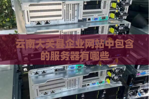 云南大关县企业网站中包含的服务器有哪些