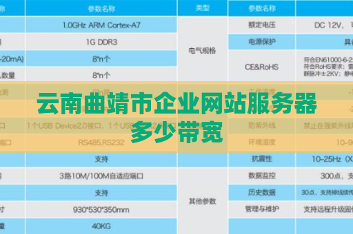 云南曲靖市企业网站服务器多少带宽