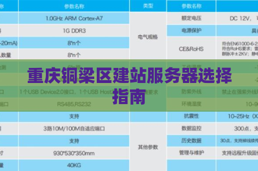 重庆铜梁区建站服务器选择指南