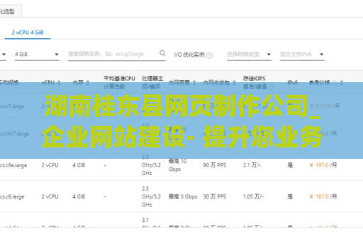 湖南桂东县网页制作公司_企业网站建设- 提升您业务的线上存在