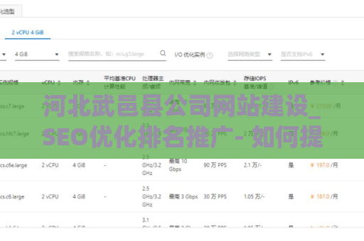 河北武邑县公司网站建设_SEO优化排名推广- 如何提升网站在搜索引擎中的排名？